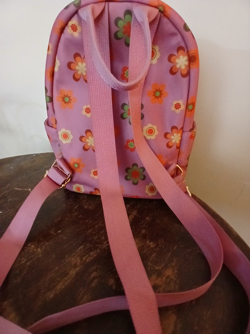 Pink Flower Backpack - Picture 2 of 3